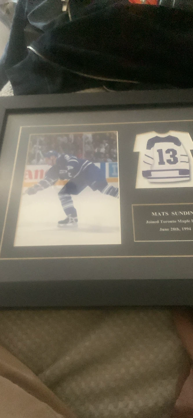 Mats Sundin Framed Photo Collectible