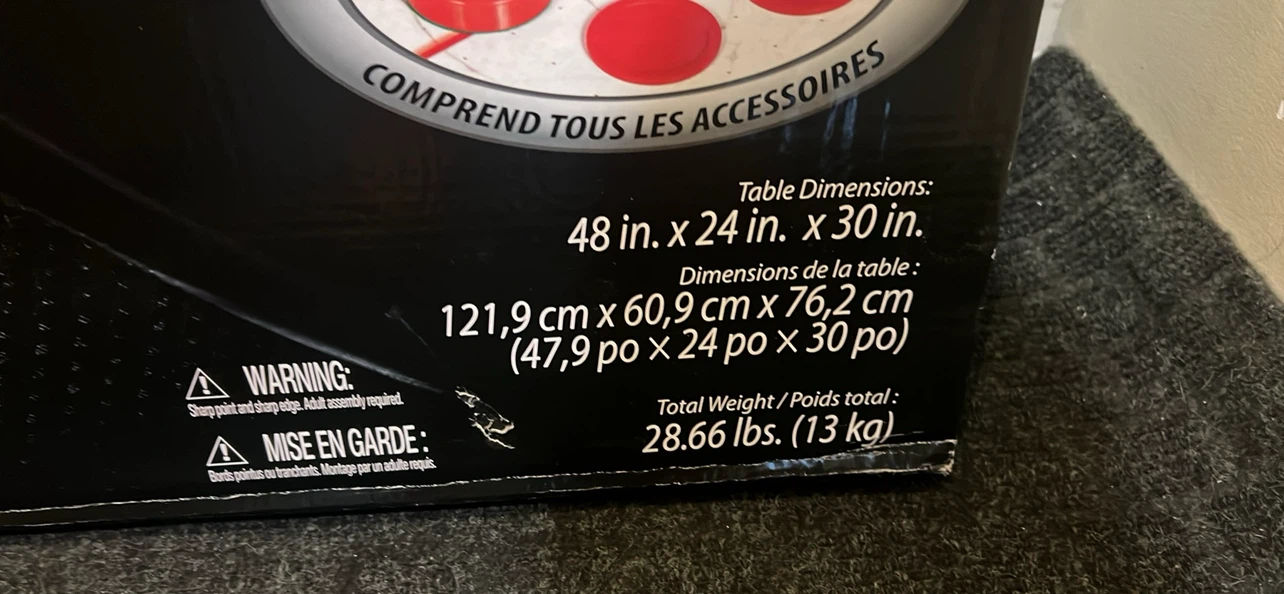 48 inch NHL Hover Hockey Table - photo 2