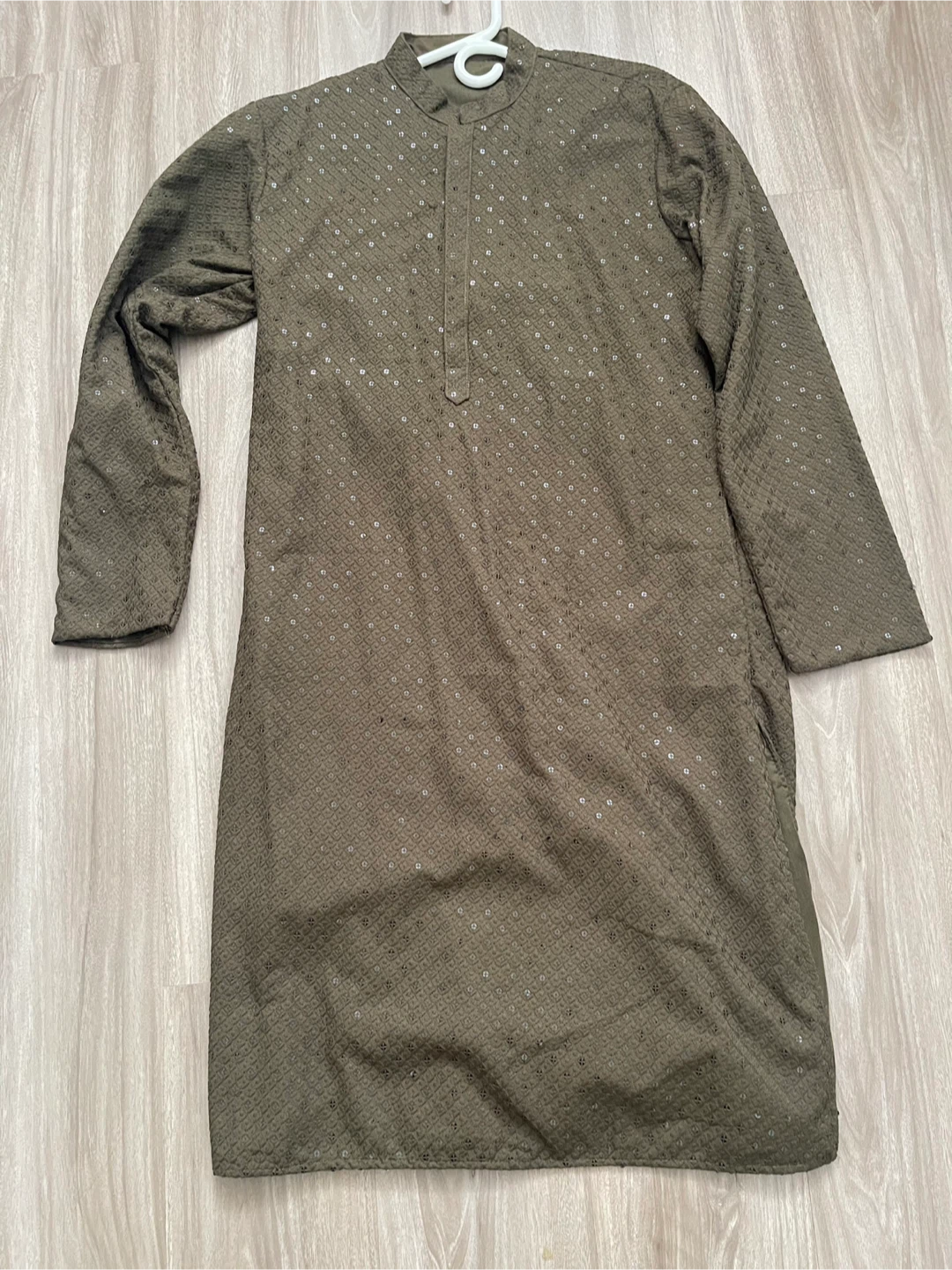 Men’s Size 38 Olive Green Kurta