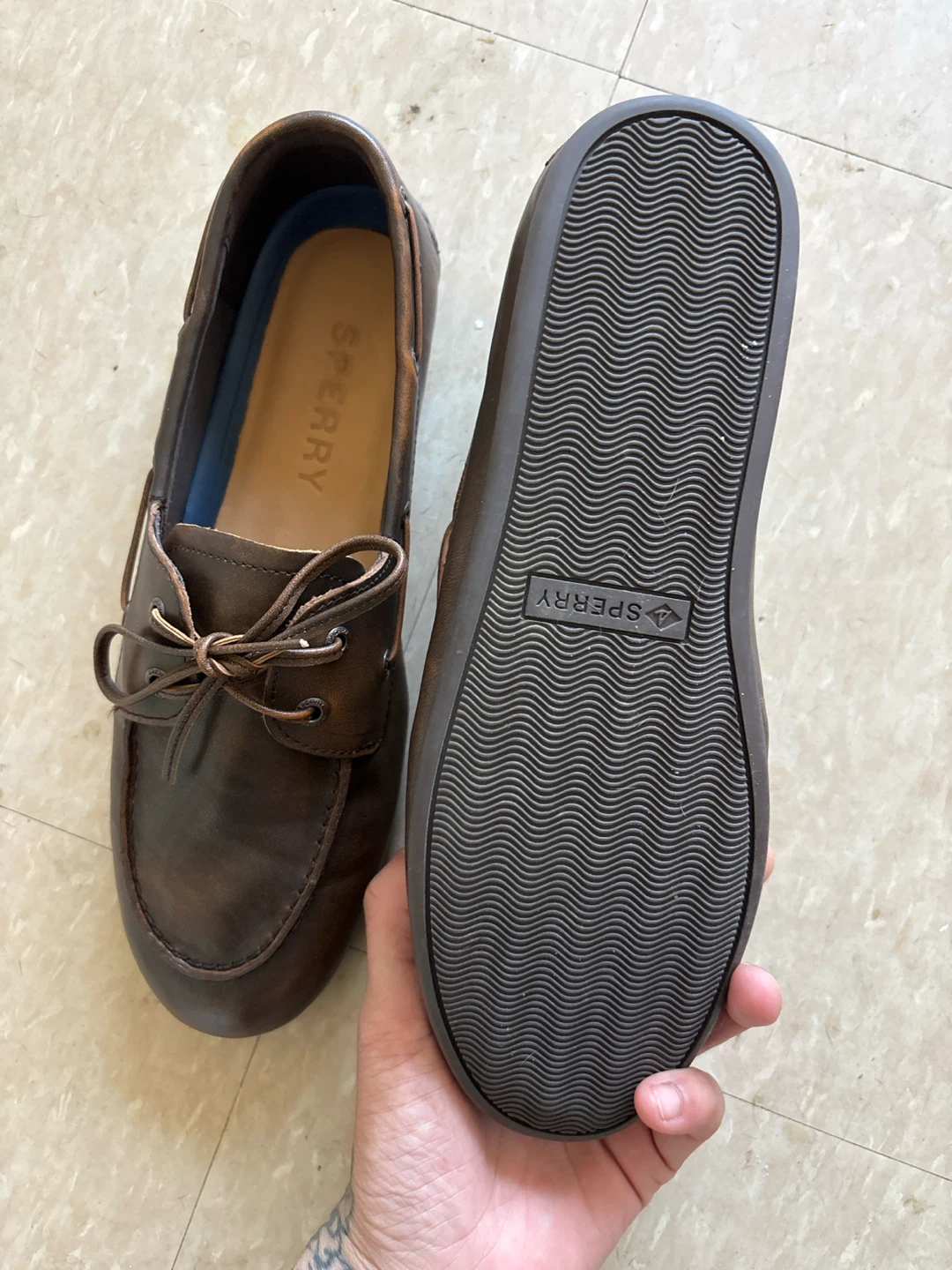 Sperry Brown Leather Boat Shoes - photo 2