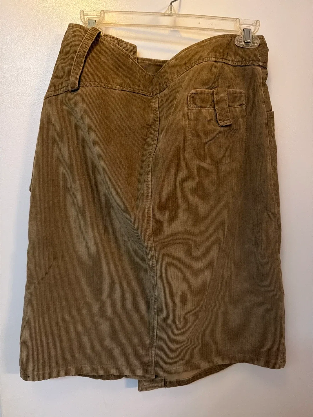 Brown Corduroy Skirt with Belt - photo 2