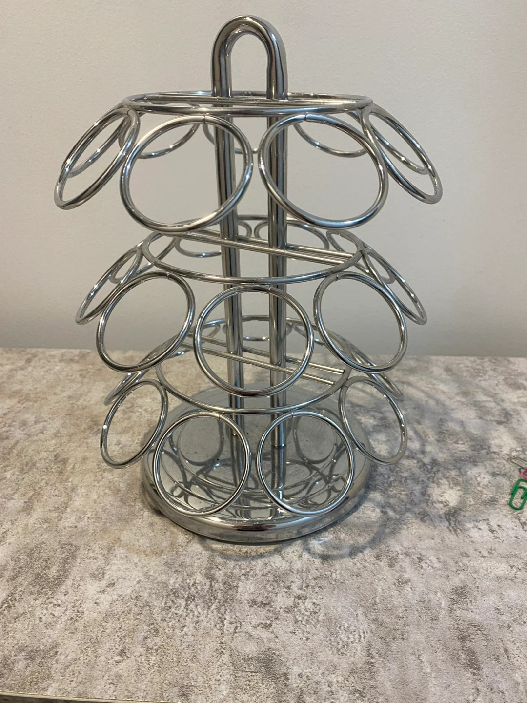 Chrome Keurig Coffee Pod Carousel