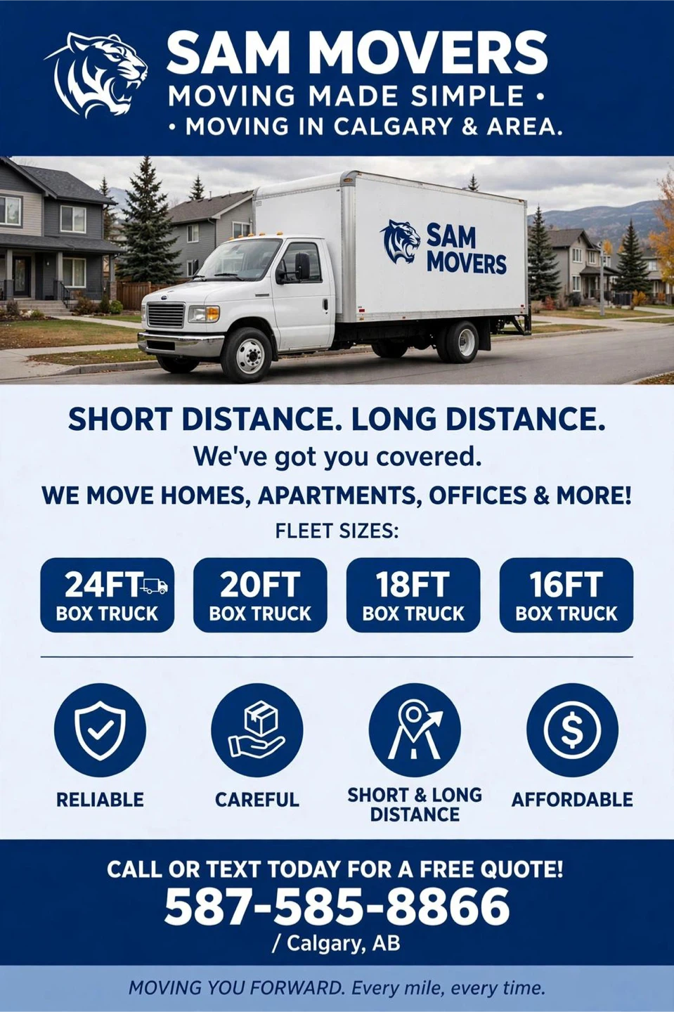 Sam Movers Moving Services Calgary