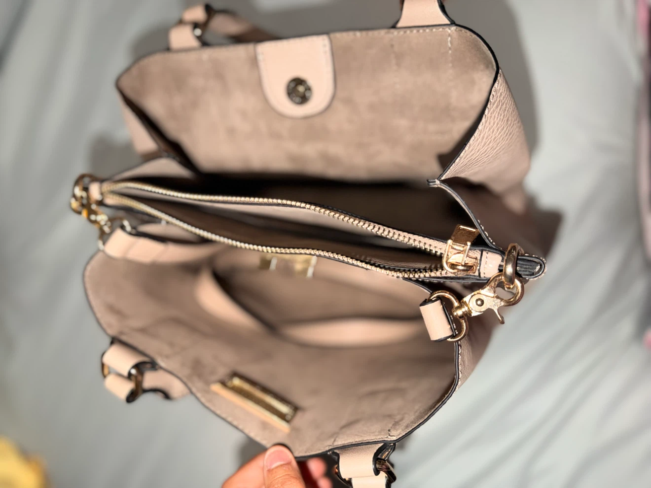 Poppy & Peonies blush handbag - photo 3
