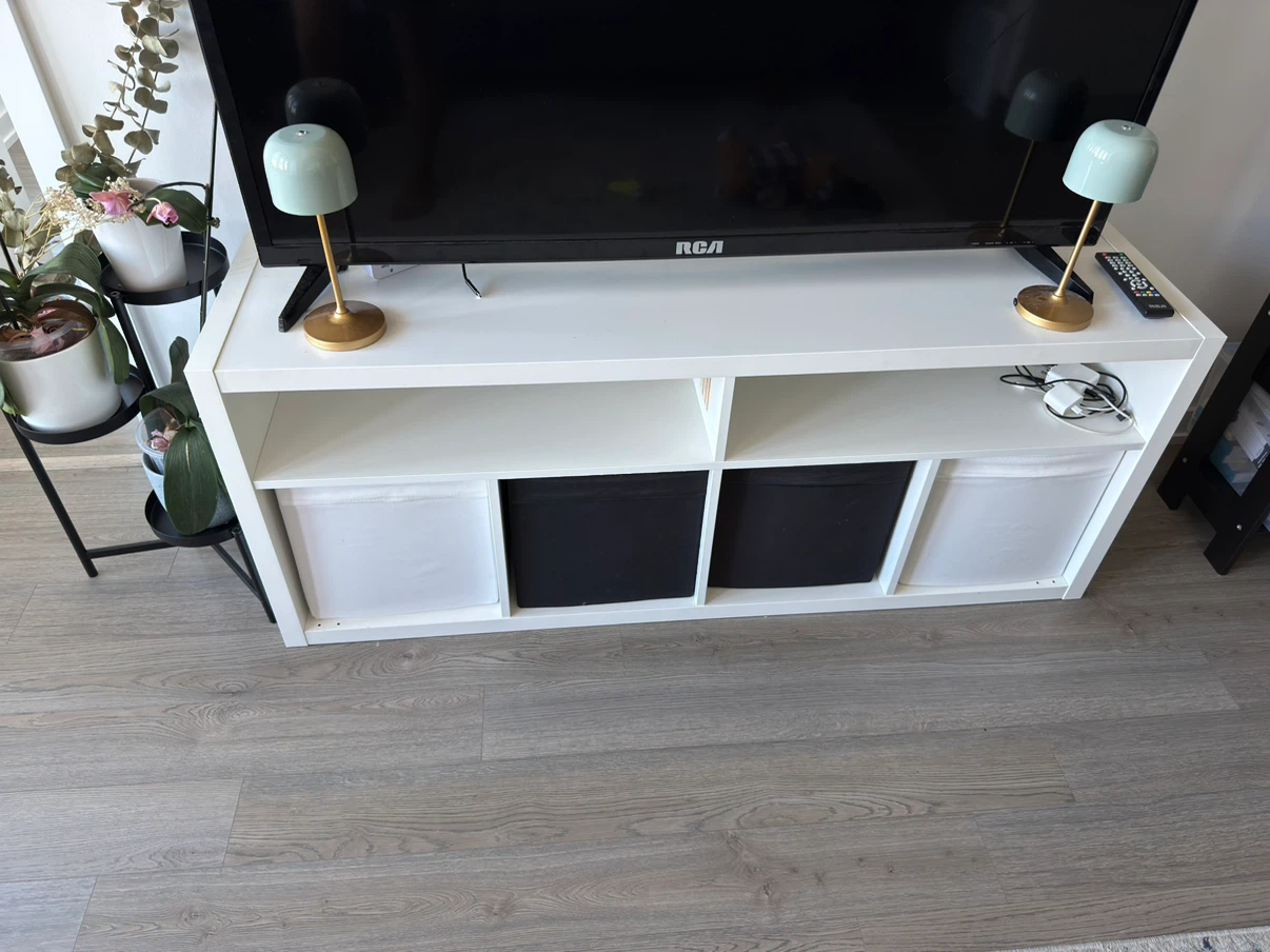 IKEA KALLAX Shelving Unit with Storage Boxes