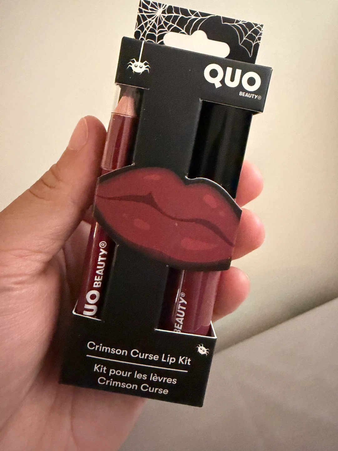 Quo Beauty Crimson Curse Lip Kit