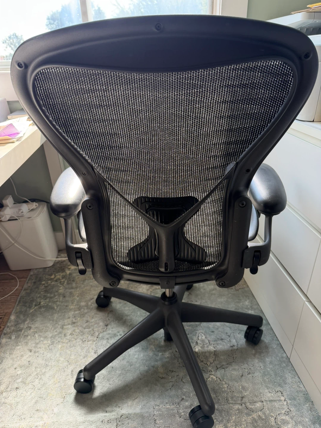 [Moving Sale] Herman Miller Aeron Chair with Lumbar Support - photo 2