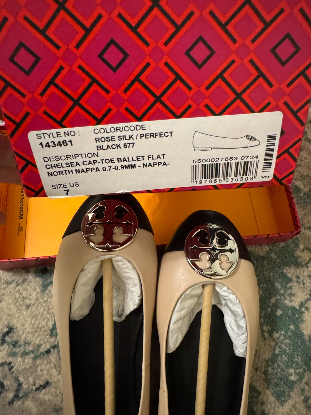 Tory Burch Chelsea Cap-Toe Ballet Flats – $110 - photo 5