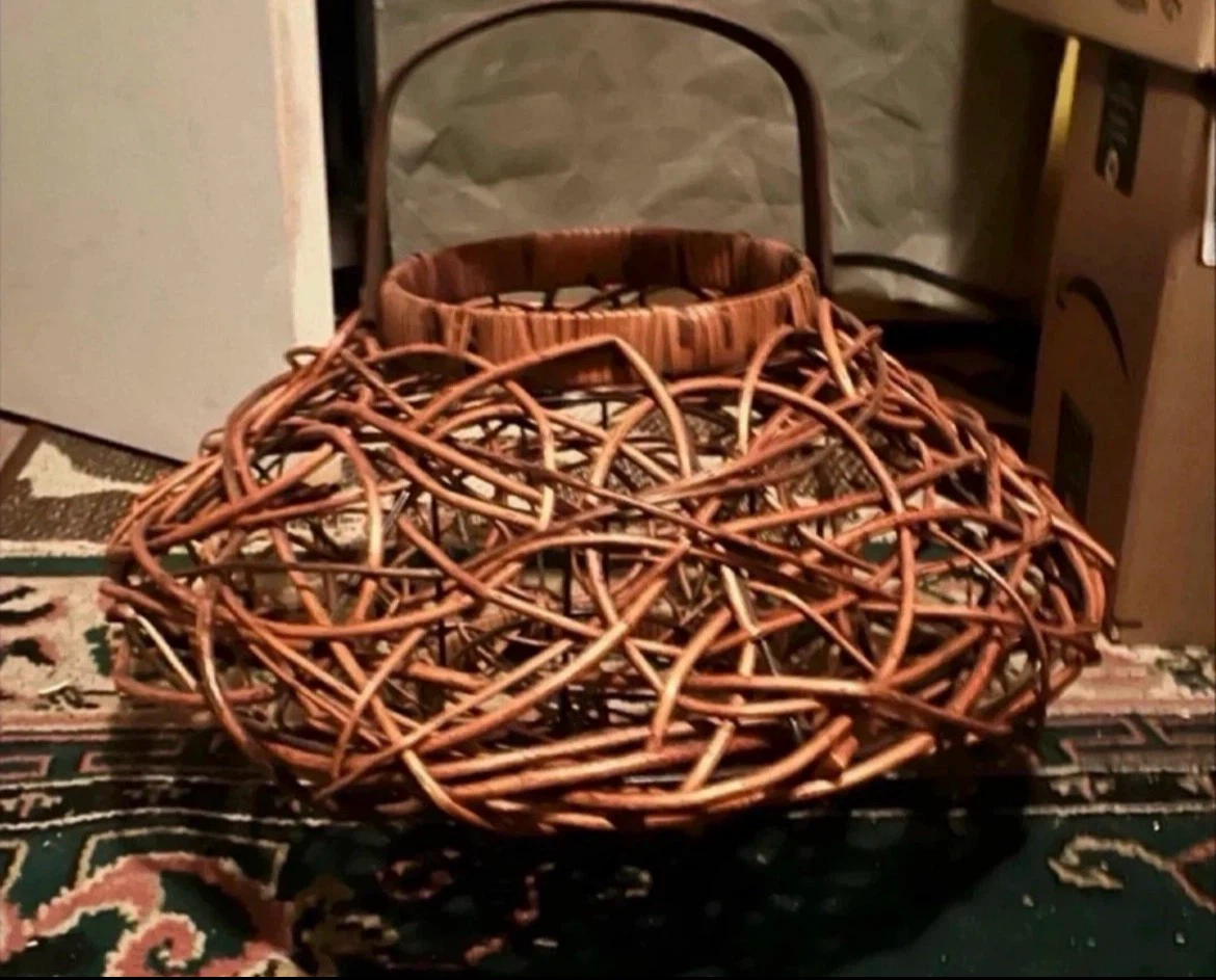 Woven Willow Basket Lantern