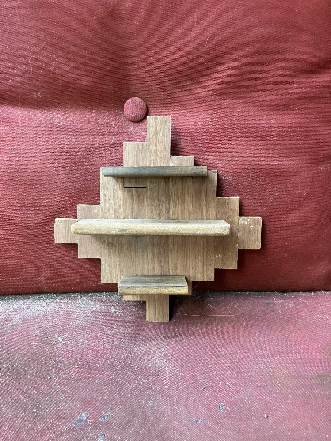Small Wooden Wall Display Shelf