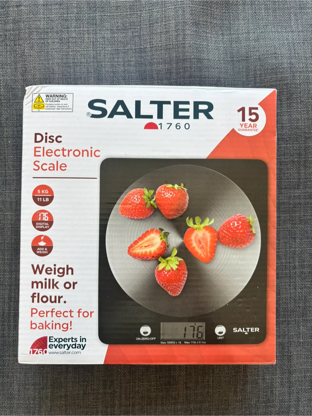 Salter 1760 Disc Electronic Scale