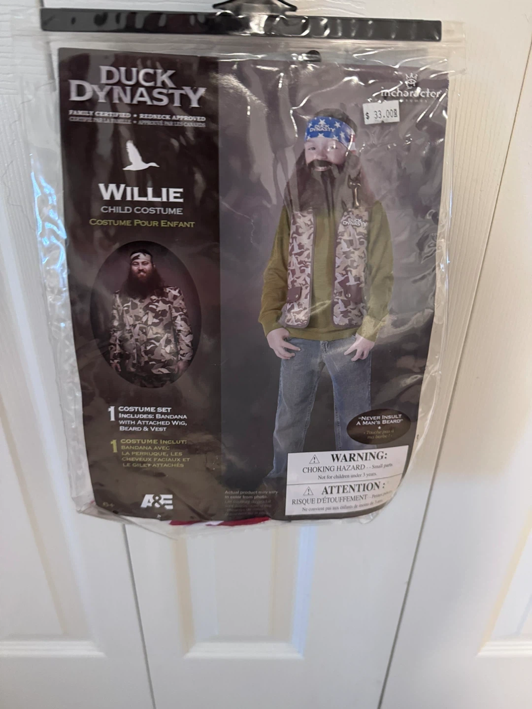 Duck Dynasty Willie Child Costume