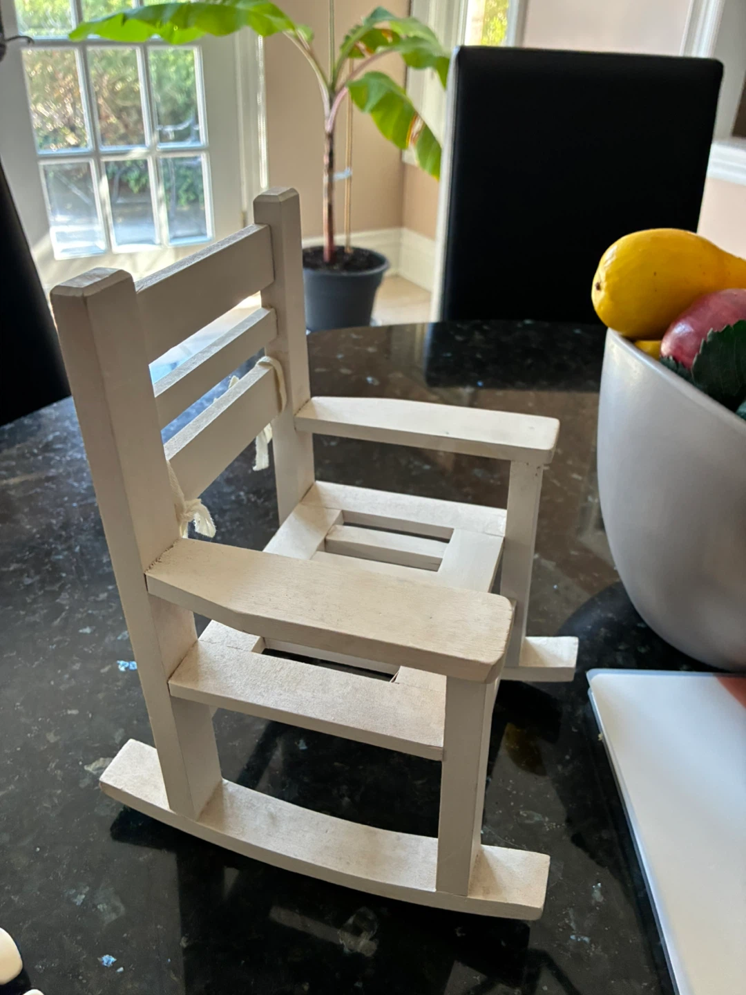 Small Decorative Wooden Rocking Chair - photo 2