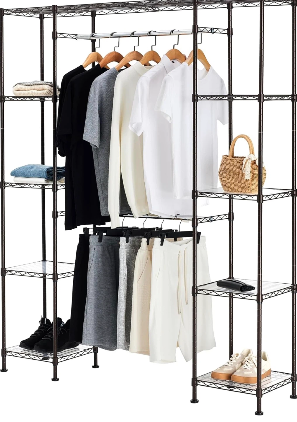 Amazon Basics Expandable Closet Organizer