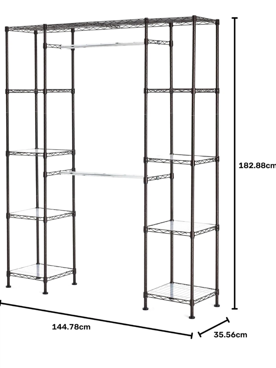 Amazon Basics Expandable Closet Organizer - photo 3