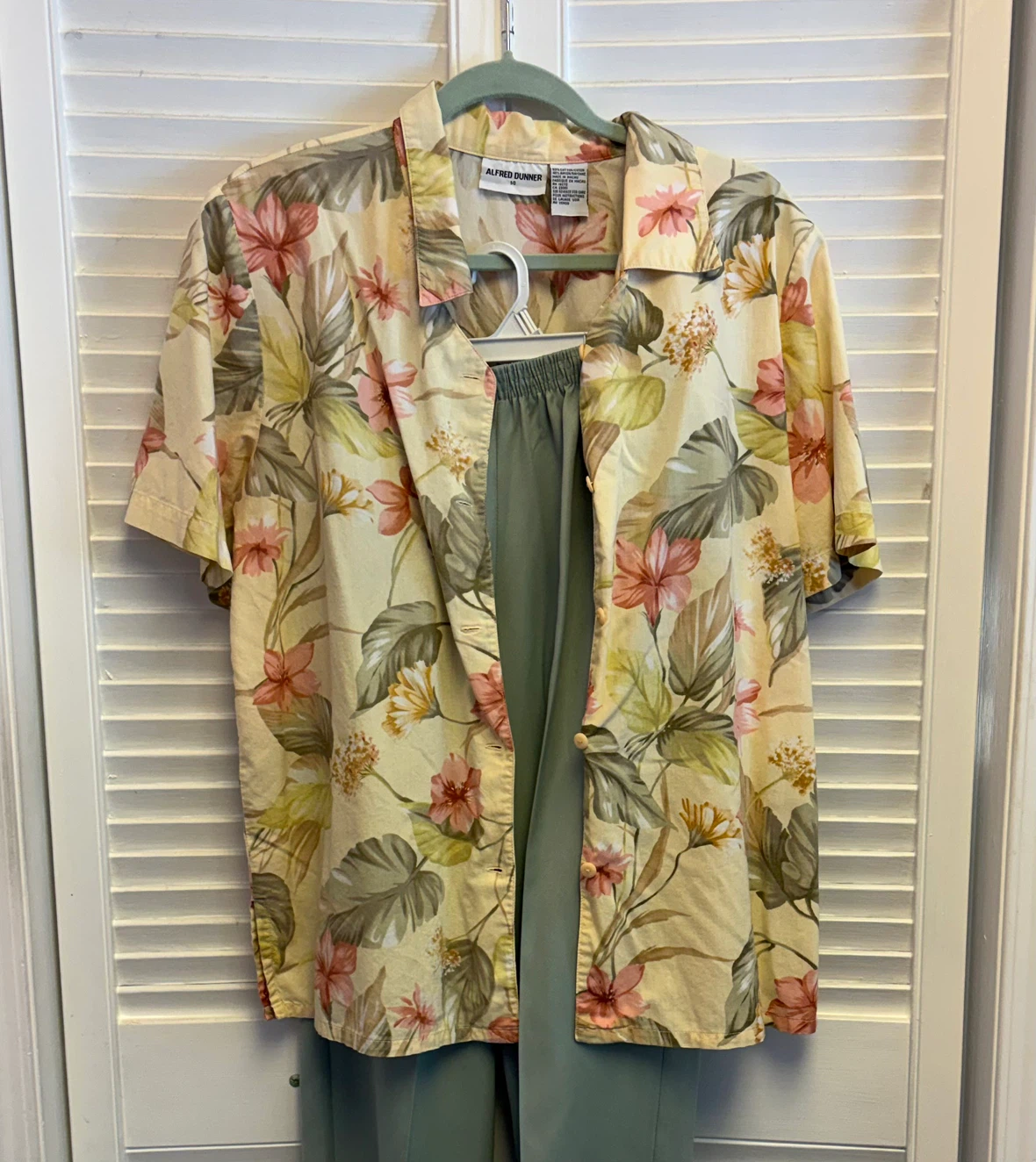 ✨✨Alfred Dunner Floral Shirt and Pant Set - photo 2