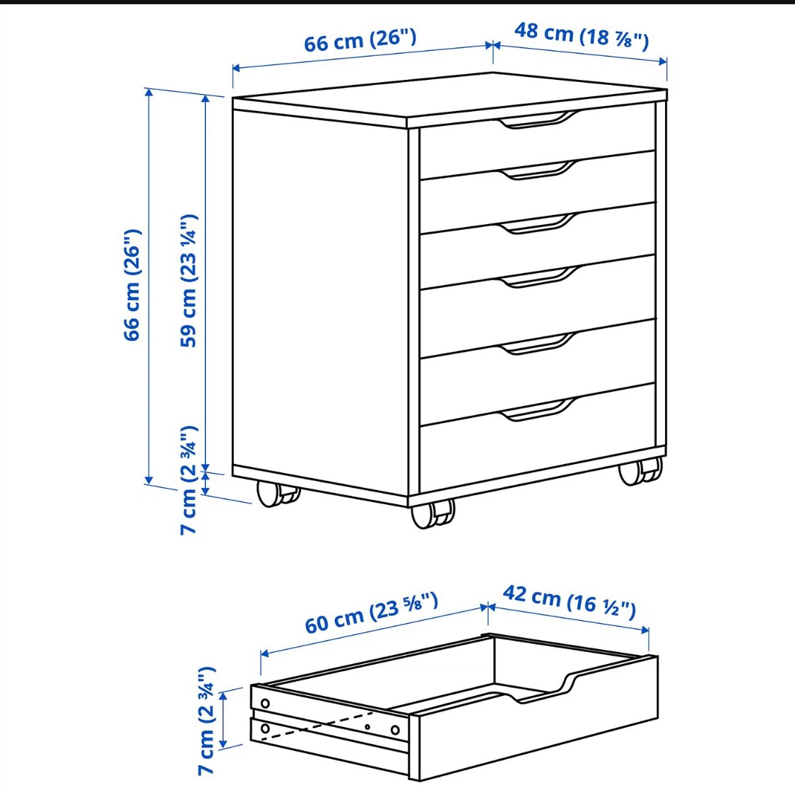 IKEA Helmer drawer unit - photo 3