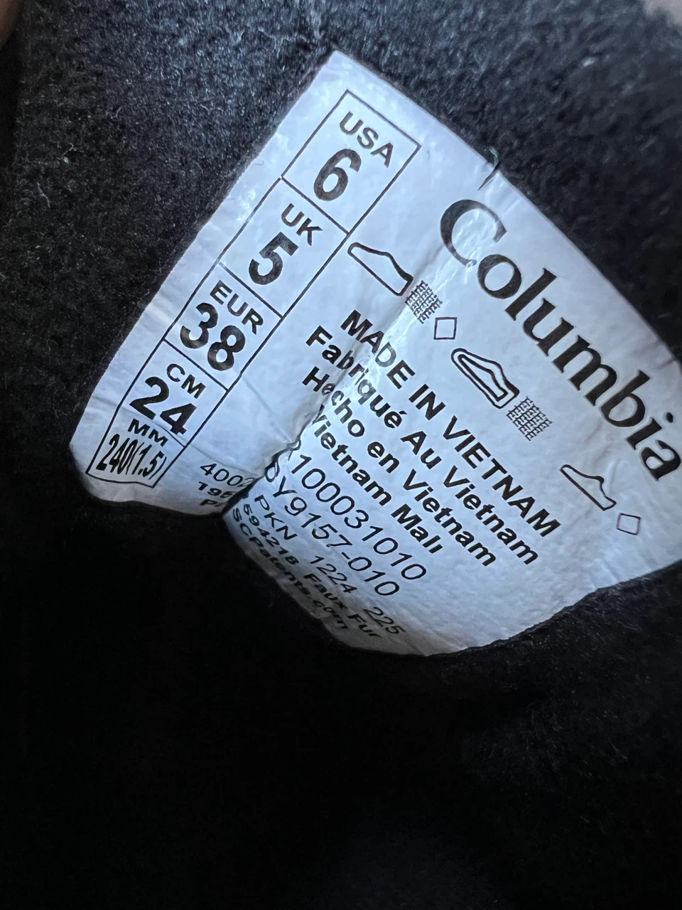 Columbia waterproof winter boots Size 6 - photo 5