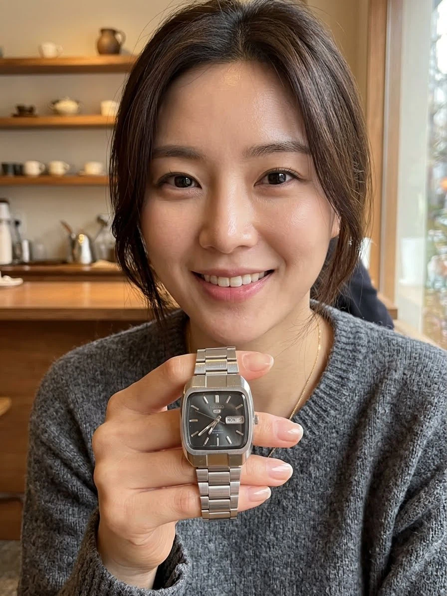 Vintage Seiko “TV Dial” watch (not working)