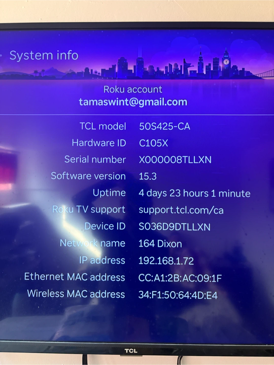 TCL 50-inch Roku Smart TV - photo 2