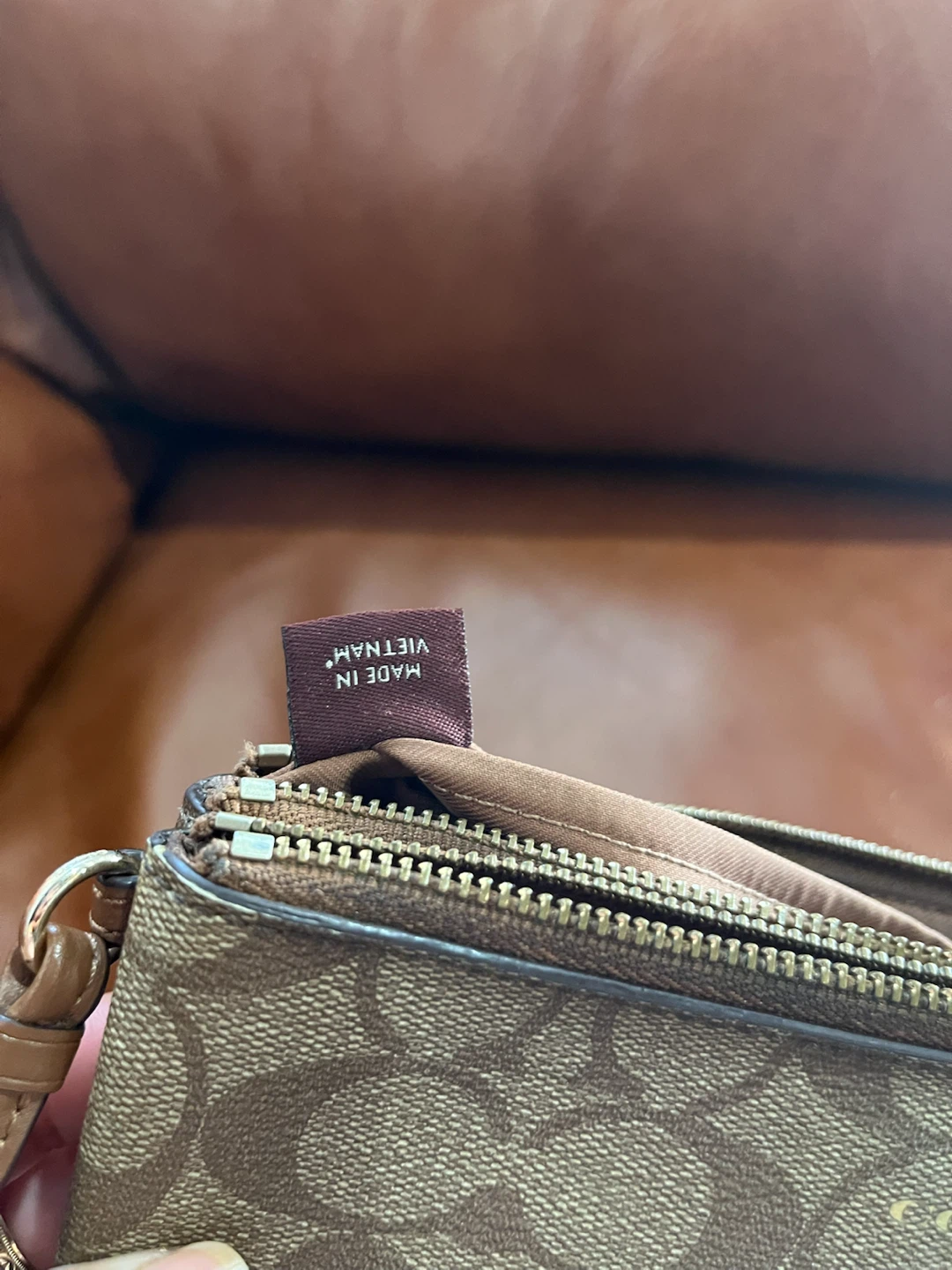 Coach Signature Canvas Wristlet - photo 2