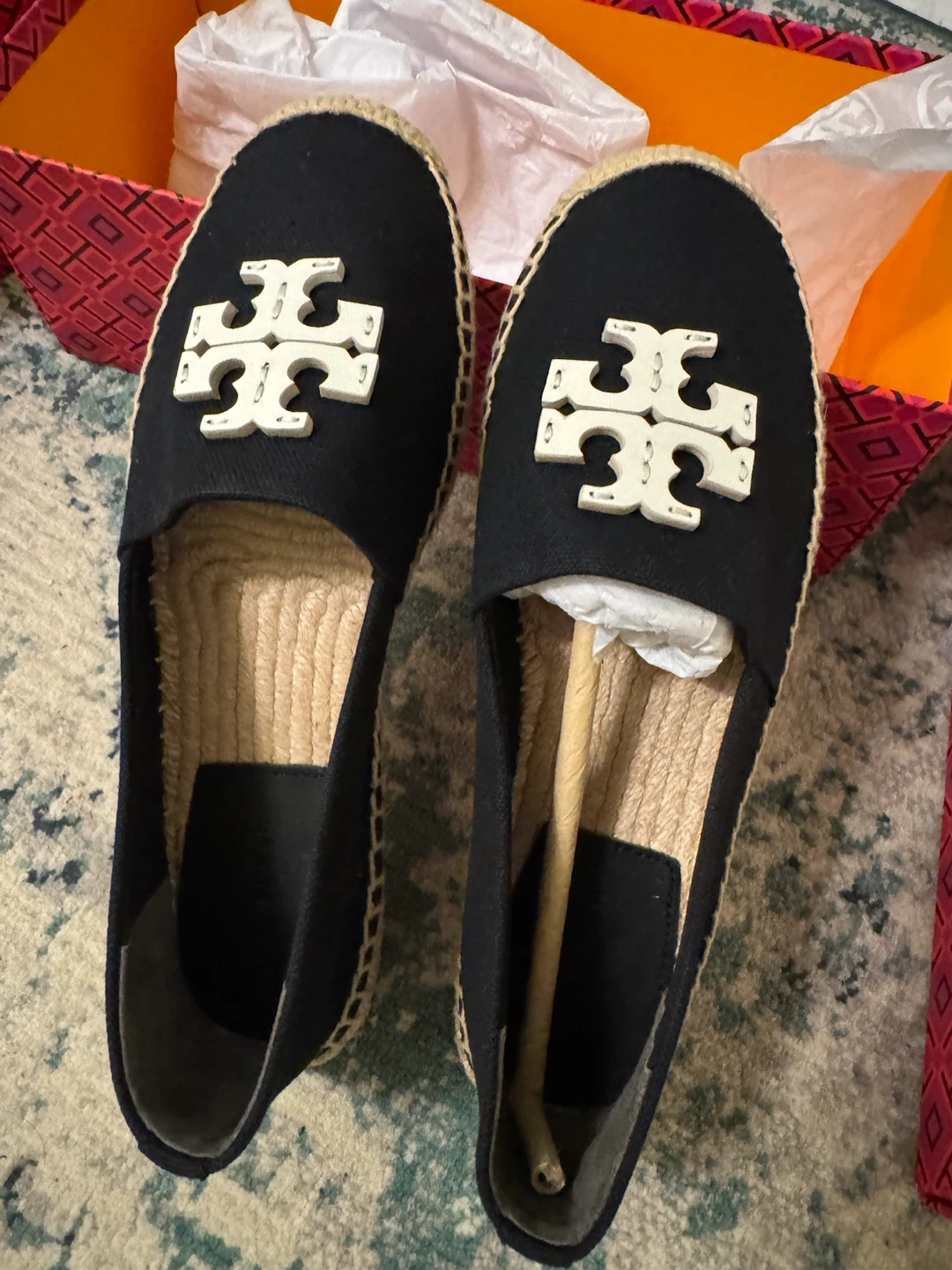 Tory Burch Everly Canvas Espadrille – US Size 7