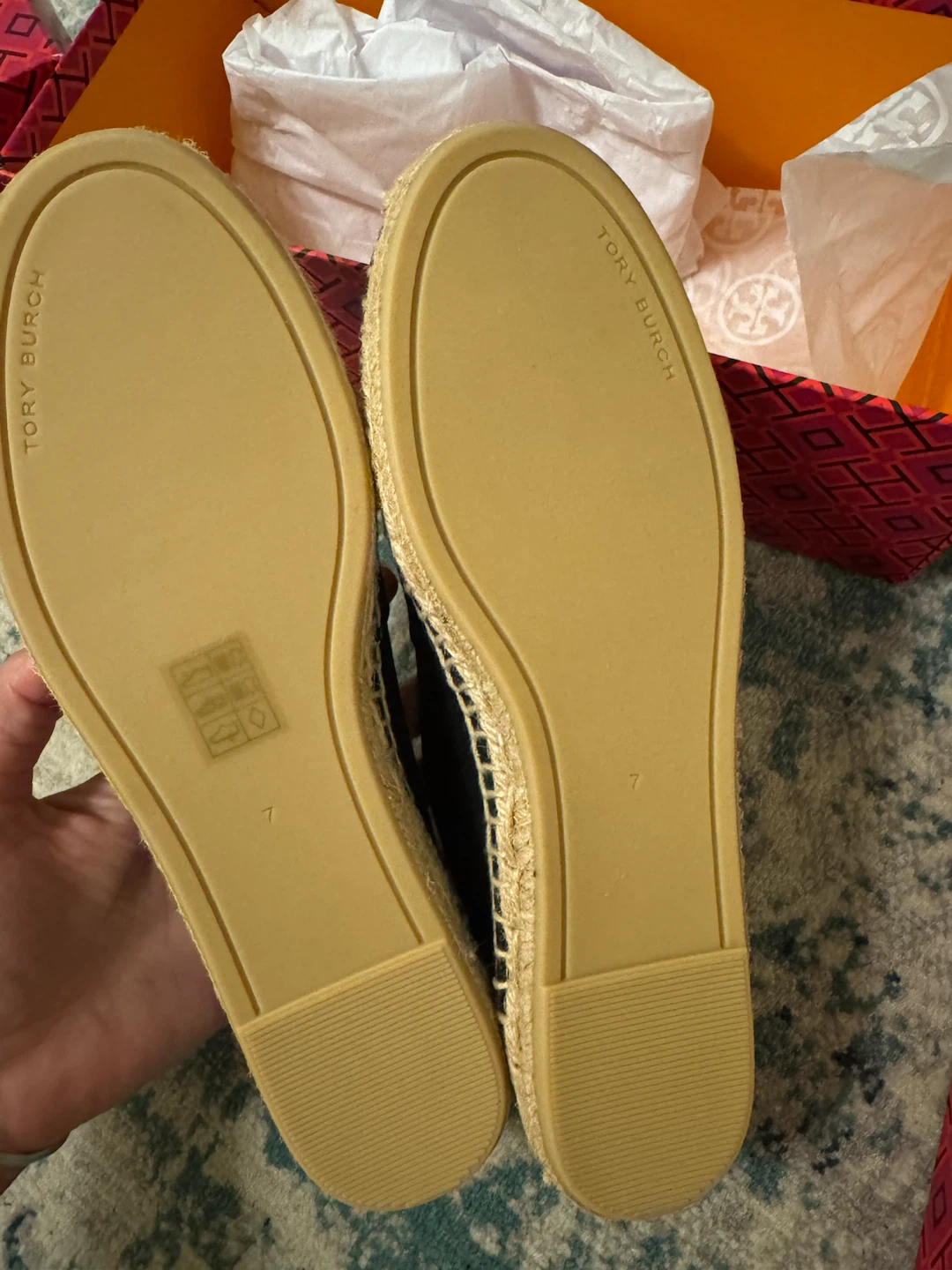 Tory Burch Everly Canvas Espadrille – US Size 7 - photo 4