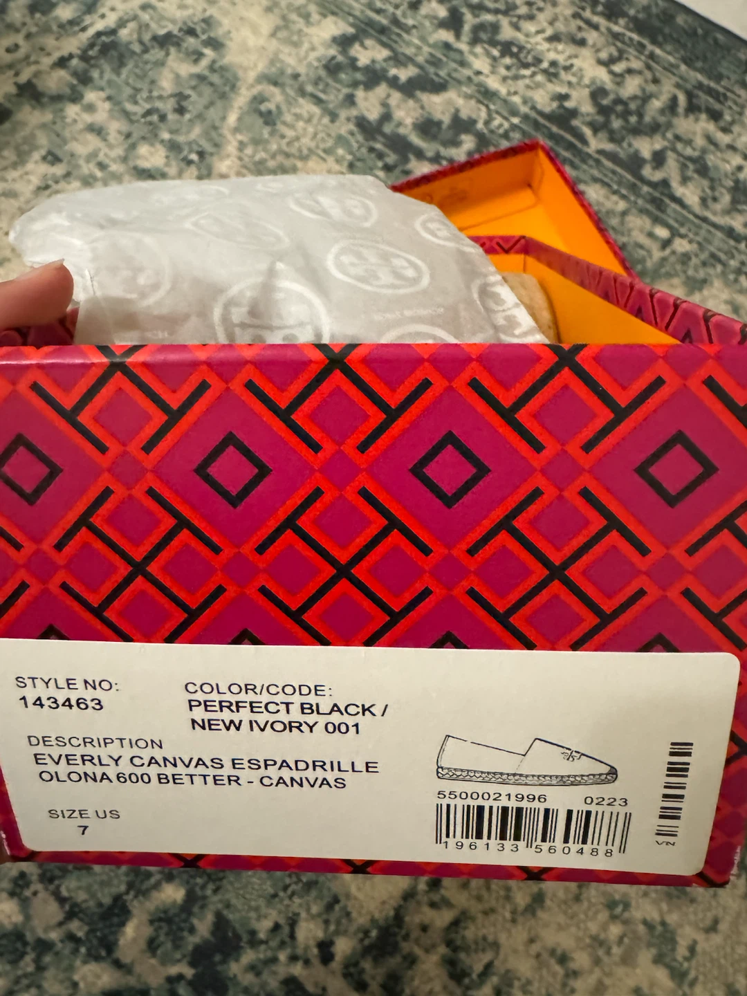 Tory Burch Everly Canvas Espadrille – US Size 7 - photo 5