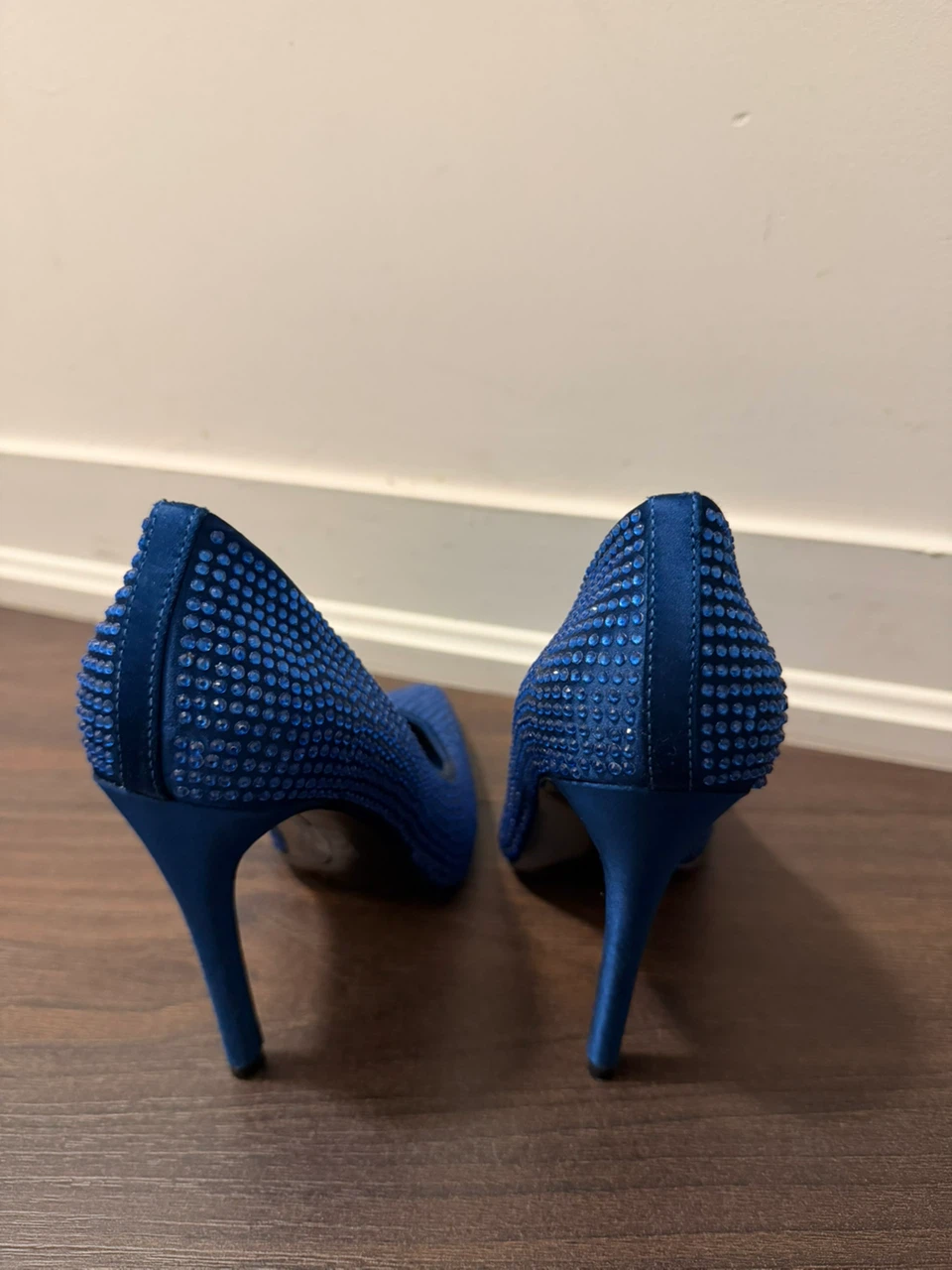 Nine West blue rhinestone heels - photo 3