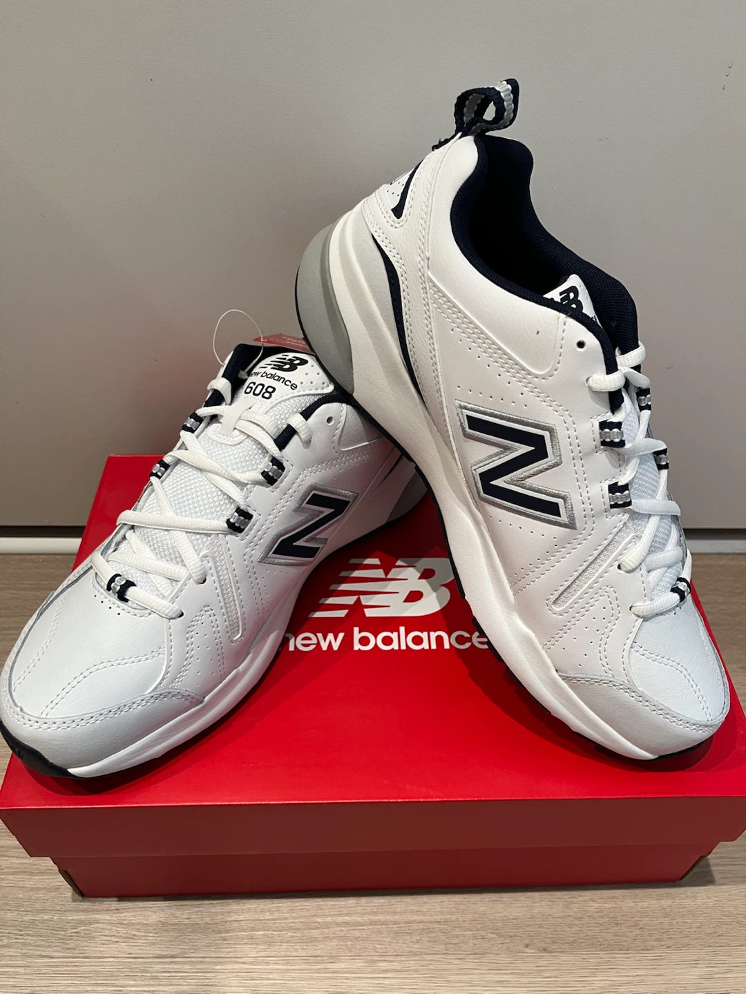 New Balance 608 White/Blue Sneakers - photo 2