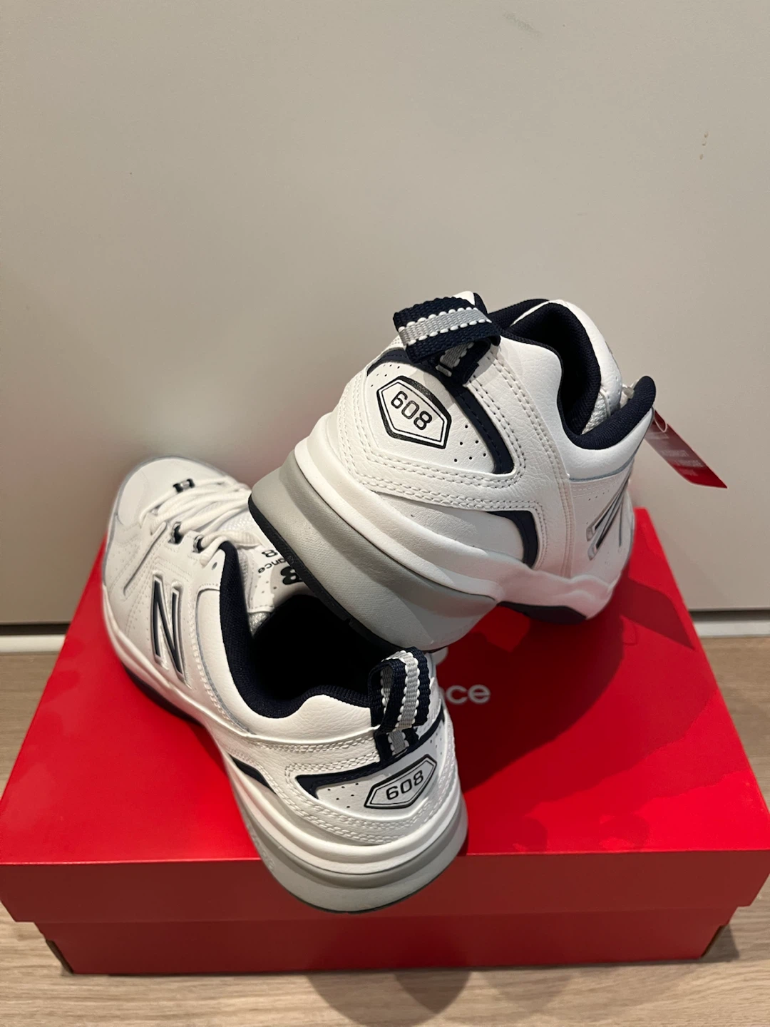 New Balance 608 White/Blue Sneakers - photo 3