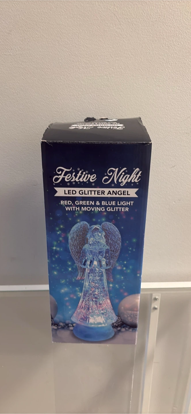 New Festive Night LED Glitter Angel