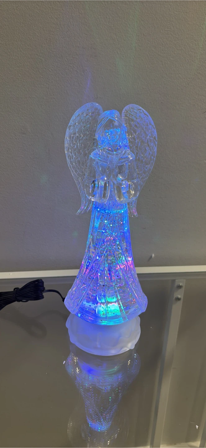 New Festive Night LED Glitter Angel - photo 3