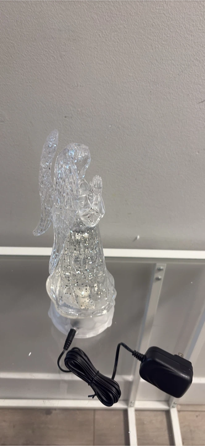 New Festive Night LED Glitter Angel - photo 4