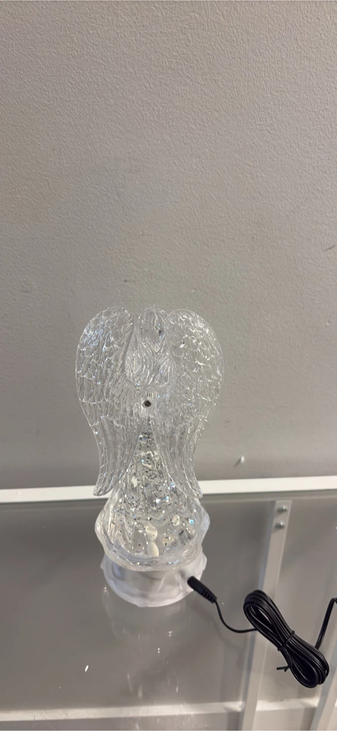 New Festive Night LED Glitter Angel - photo 5
