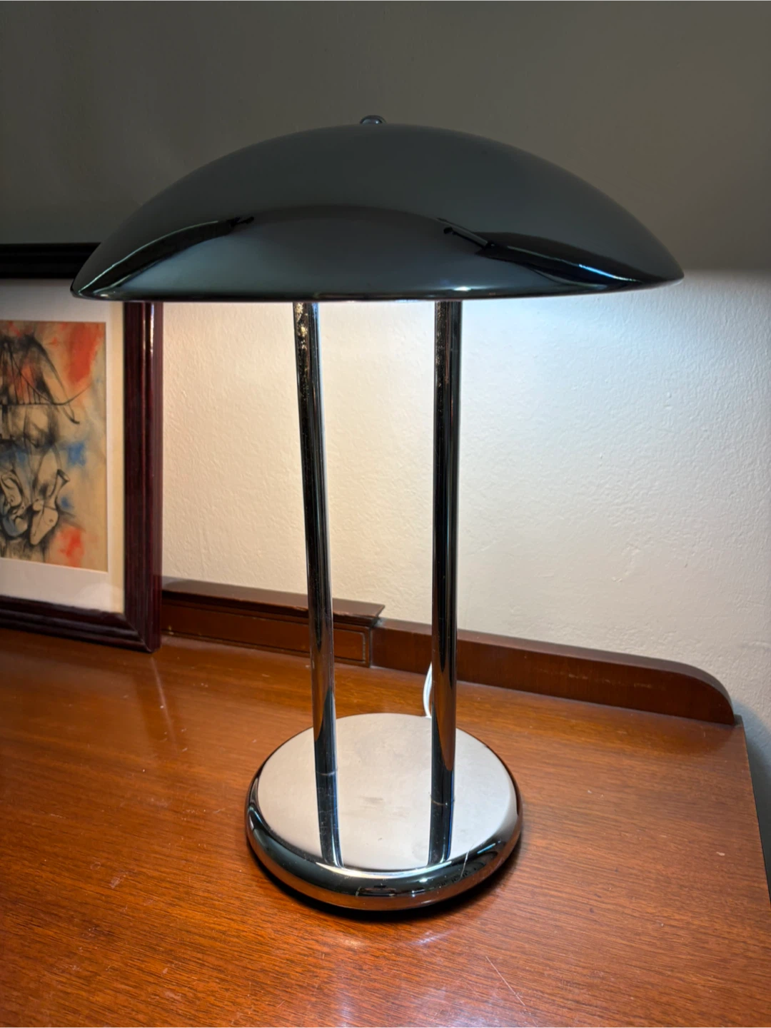 Chrome Mushroom Table Lamp - photo 2