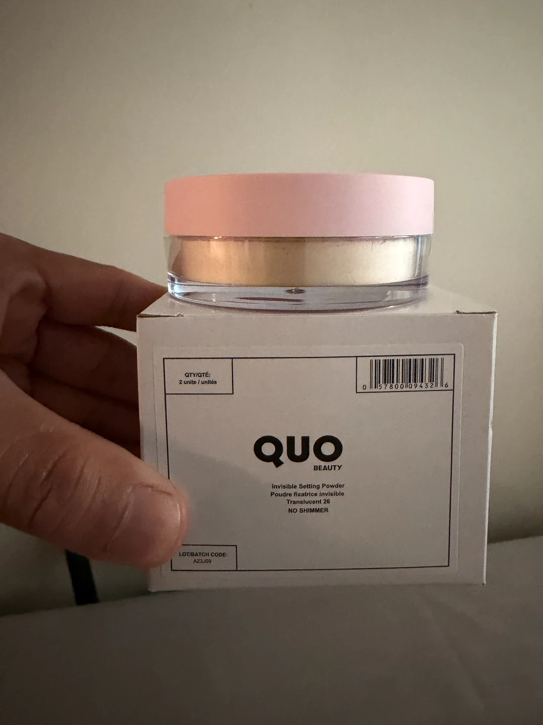 Quo Beauty Invisible Setting Powder Translucent 26