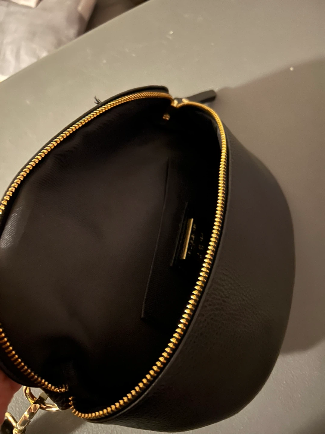 Black Leather Belt Bag - photo 5