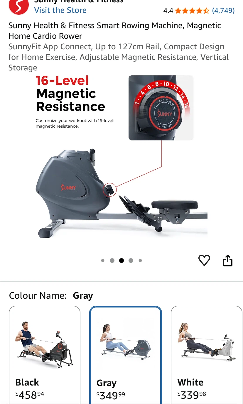 Sunny Health & Fitness Rower