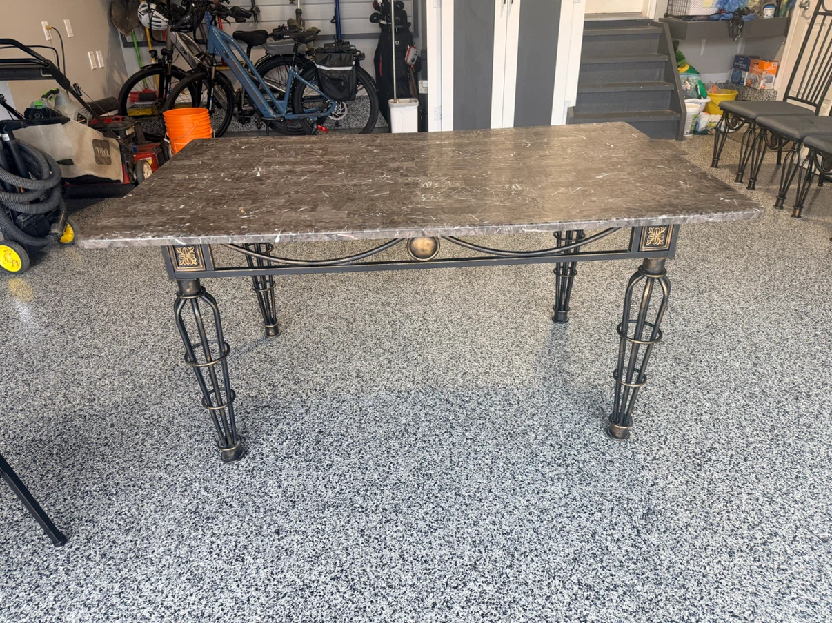 Dining table and 6 chairs set - photo 4