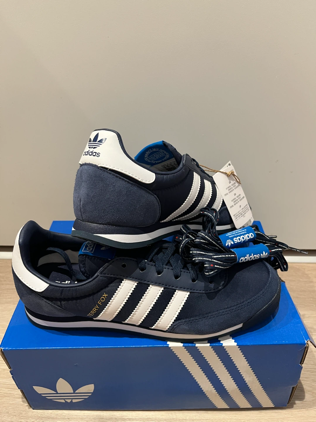 Adidas Terry Fox Edition Shoes Navy