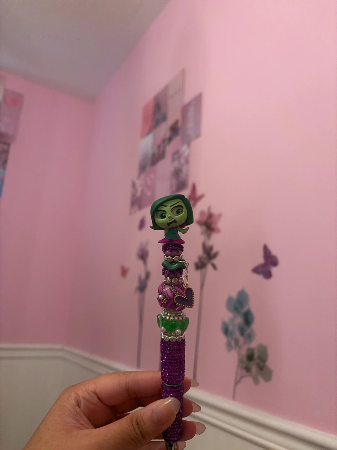 Inside Out Disgust character pen
