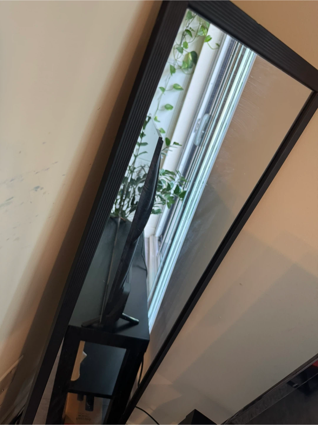 Black Full-Length Floor Mirror - photo 4