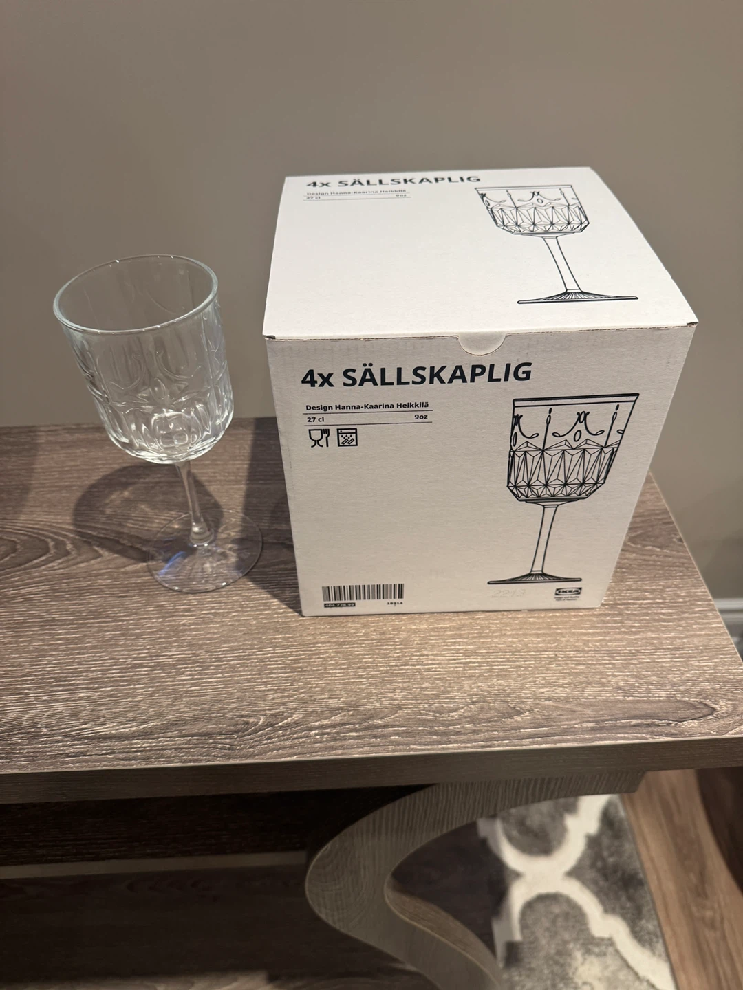 IKEA SÄLLSKAPLIG Goblets - Set of 8