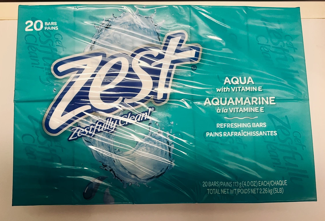 Zest Aqua Bar Soap 20 Pack