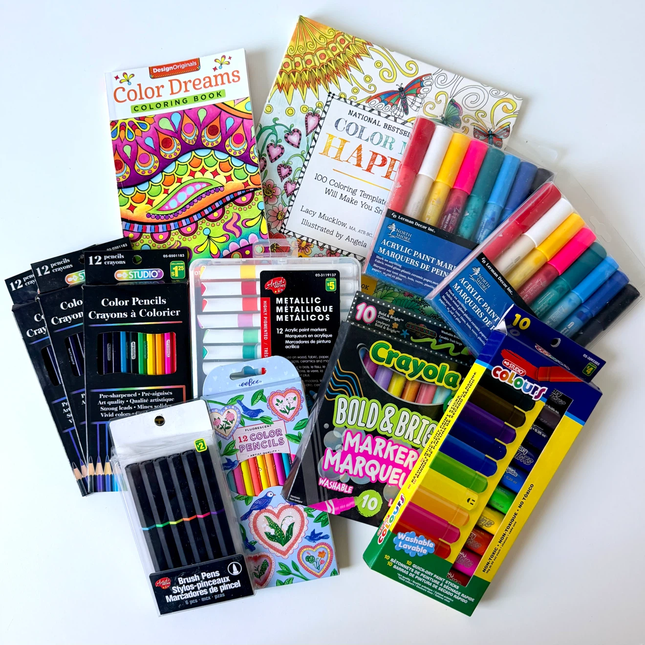 Artist’s Colouring Supplies Lot