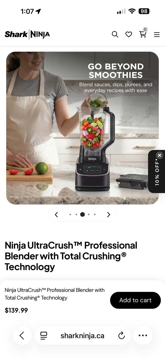 NEW in box Ninja UltraCrush Professional Blender - photo 5