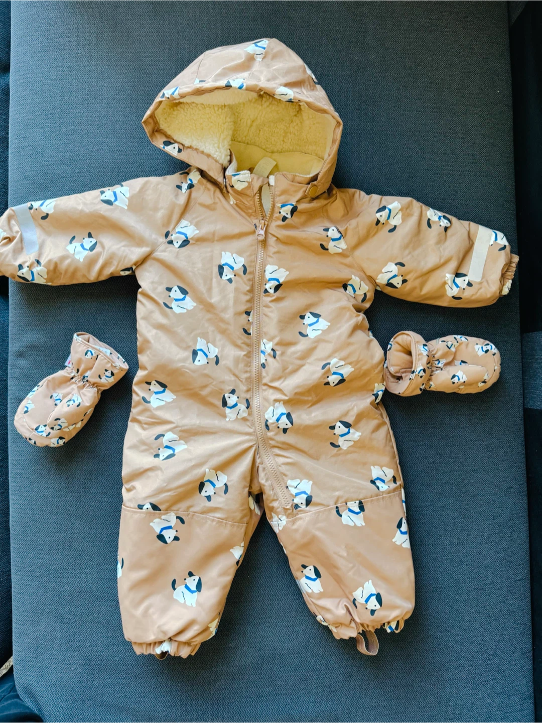 H&M Baby Snowsuit with Mittens