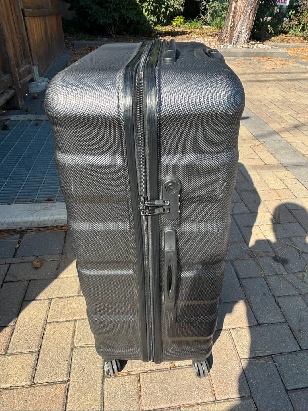 Large check In Firetrap Black Hard-Shell Suitcase - photo 3