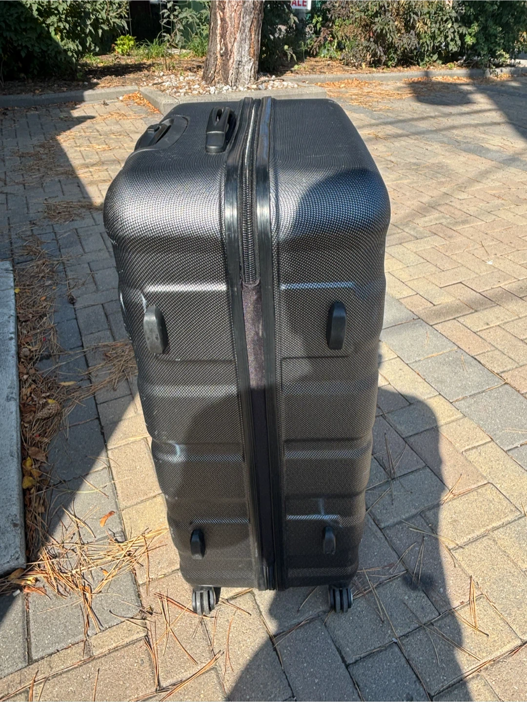 Large check In Firetrap Black Hard-Shell Suitcase - photo 5
